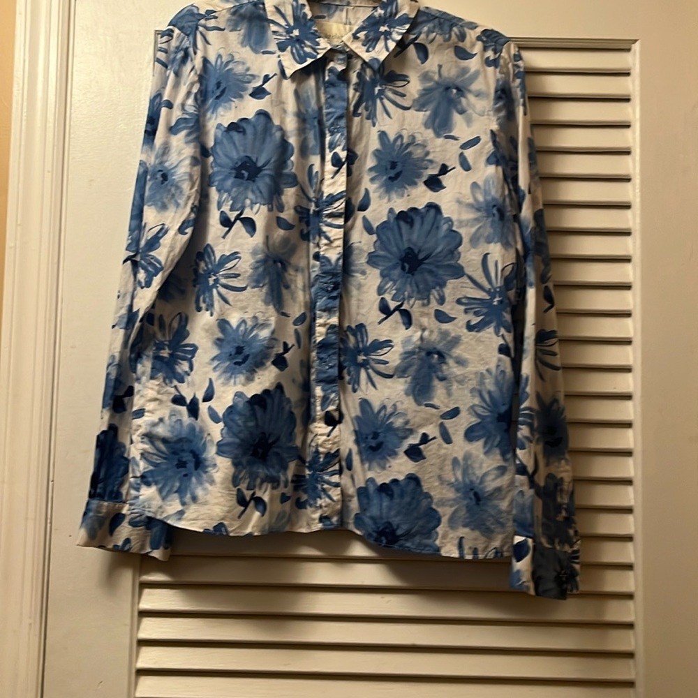 Liz Claiborne Floral Long Sleeve Shirt